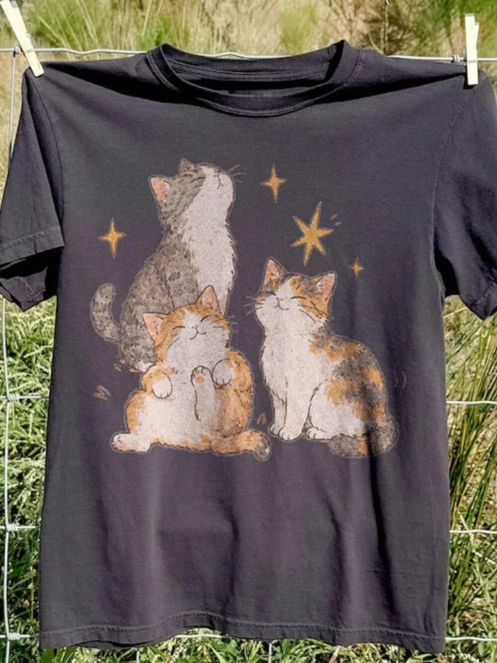 Cute Cat Shirt, Cat Lover Tee, Gift for Cat Lover